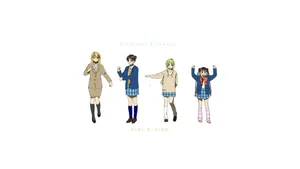 May Chang Posing With Her Sword In Vibrant Colors Wallpaper