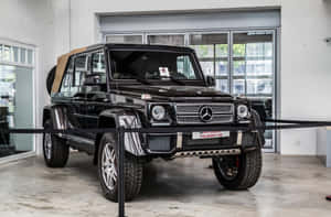 Maybach Landaulet In Showroom Wallpaper