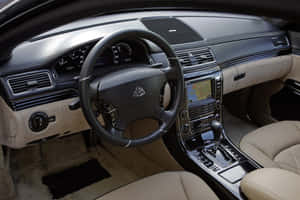 Maybach Landaulet Interior Dashboard View Wallpaper