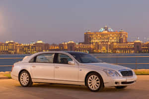 Maybach Landaulet Luxury Car Dusk Setting Wallpaper