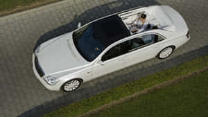 Maybach Landaulet Top View Wallpaper