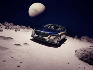 Maybach On The Moon Wallpaper