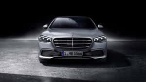 Maybach S600 Front View Dramatic Lighting Wallpaper