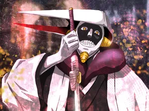 Mayuri Kurotsuchi - The Powerful Captain Of The Gotei 13 Wallpaper