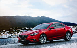 Mazda 6 On Open Road Wallpaper