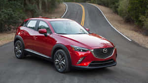 Mazda Cx-3: A Stylish And Compact Crossover Suv Wallpaper