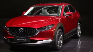 Mazda Cx-30 Cruising On The Open Road Wallpaper