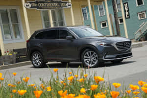 Mazda Cx-9 On A Scenic Drive Wallpaper