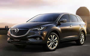 Mazda Cx-9 On The Road Wallpaper