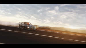 Mazda R X7 Drifting Sunset Wallpaper