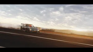 Mazda R X7 Drifting Sunset Wallpaper