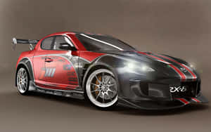 Mazda Rx-8 Sports Car On Display Wallpaper