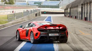 Mclaren 675lt - Speed And Beauty Merged Wallpaper