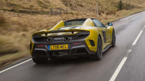 Mclaren 675lt Spider: A Perfect Blend Of Speed And Aesthetics Wallpaper