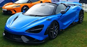 Mclaren 765lt Accelerating On Open Road In High Resolution Wallpaper Wallpaper