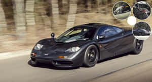 Mclaren F1 Speeding On The Highway Wallpaper