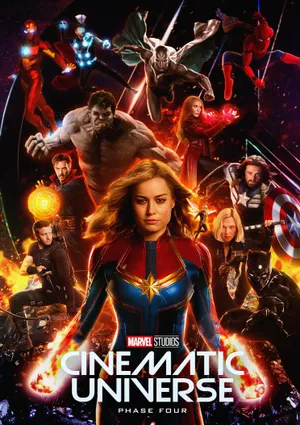 Mcu Phase Four: Exciting New Beginnings In Marvel Cinematic Universe Wallpaper