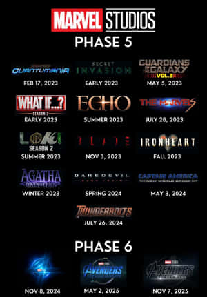 Mcu Phase Four Lineup Wallpaper