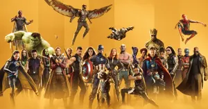 Mcu Phase Four - Unveiling The Heroes Wallpaper