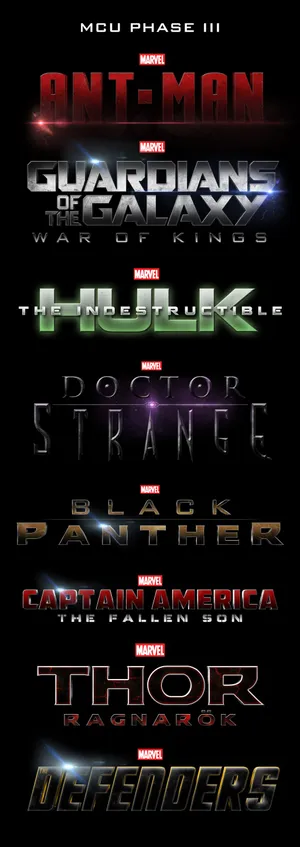 Mcu Phase Three Lineup Wallpaper