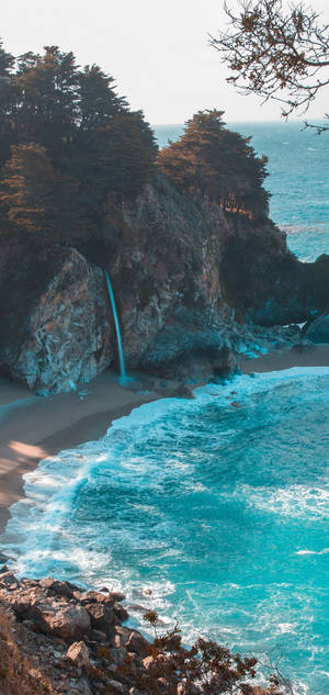 Mcway Big Sur Beach Iphone Wallpaper