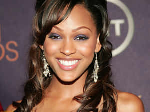 Meagan Good Smilingat Event Wallpaper