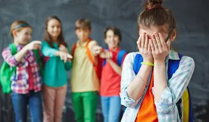 Mean Bullies Making A Girl Cry Wallpaper