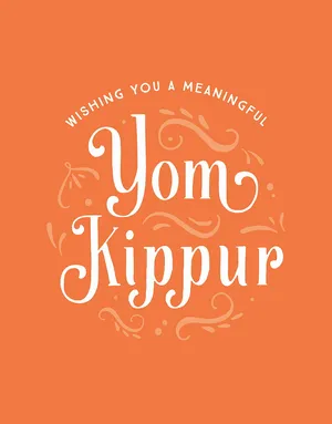 Meaningful Yom Kippur Greeting Wallpaper