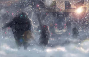 Mecha Assaultin Snowstorm Wallpaper