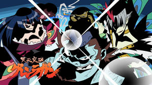Mecha Magic - Gurren Lagann's Anti-spiral Members Wallpaper