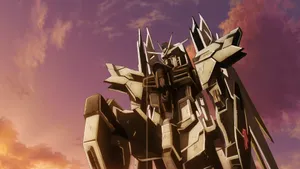 Mecha_ Sunset_ Showdown Wallpaper