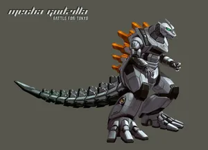 Mechagodzilla Unleashes Its Power Wallpaper