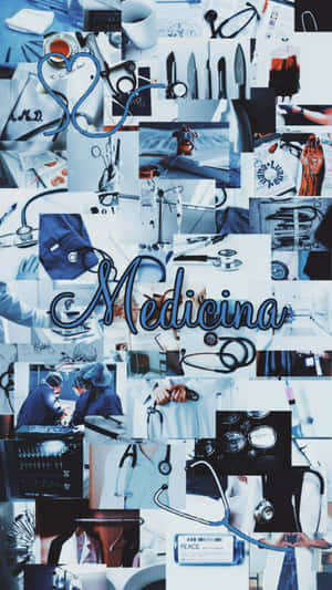 Medical Collage Montage Wallpaper