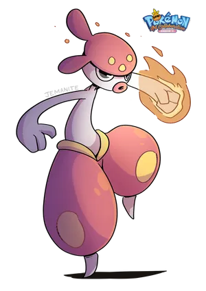 Medicham With Flame Wallpaper