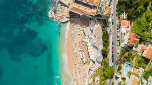 Mediterranean Beach Paradise Wallpaper