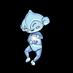 Meditite Blue Drawing Wallpaper