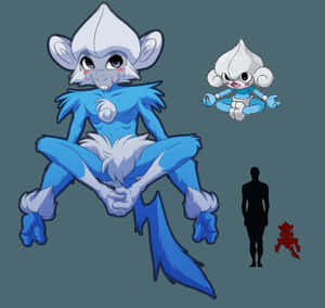 Meditite Monkey Drawing Wallpaper