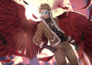 Meet Hawks, A Hero Determined To Bring Justice To My Hero Academia. Wallpaper