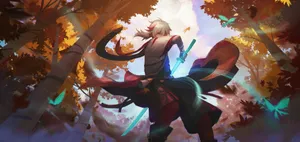 Meet Kazuha, The Kazoku Warrior From Genshin Impact Wallpaper