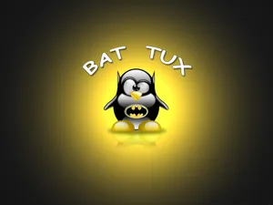 Meet Penguin Tux, The Linux Mascot Wallpaper