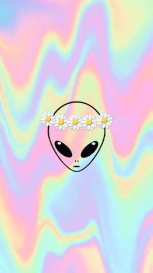 Meet The Fun-loving Cartoon Alien! Wallpaper