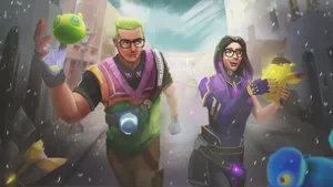 Meet The Valorant Agents In Action Wallpaper