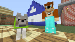 Meet Your New Minecraft Friends - The Five Amazing Pets Wallpaper