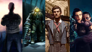 Meeting Of Iconic Bioshock Characters Wallpaper