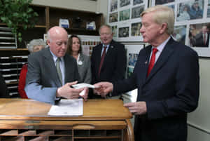 Meeting With William Weld Wallpaper