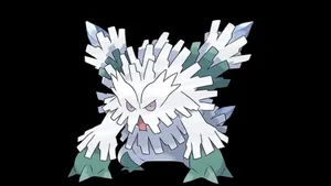 Mega Abomasnow Illuminated Against A Dark Background Wallpaper