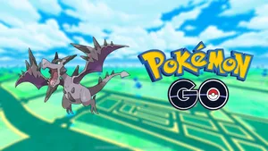 Mega Aerodactyl Flight In Pokémon Go Wallpaper