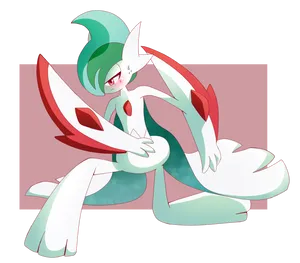Mega Gallade Bow Wallpaper