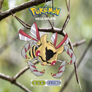 Mega Ninjask In Real-life Background Wallpaper