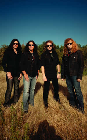 Megadeth Band Outdoor Portrait Wallpaper